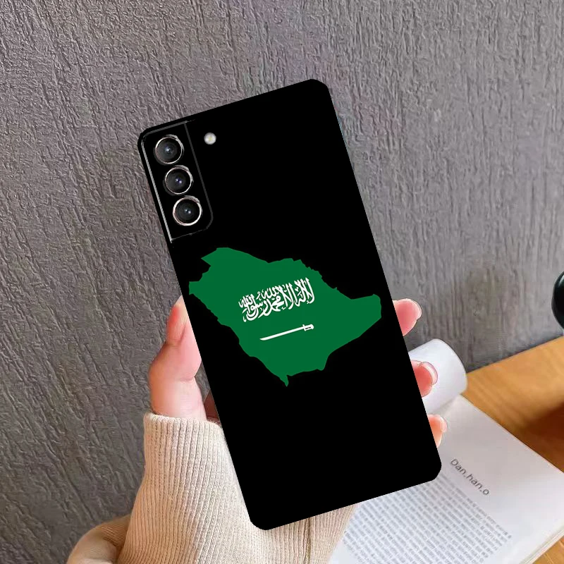Kingdom of Saudi Arabia Flag Phone Case For Samsung Galaxy S25 Ultra S20 S21 S22 S23 S24 S9 S10 Plus S24 FE S25 FE Cover #3