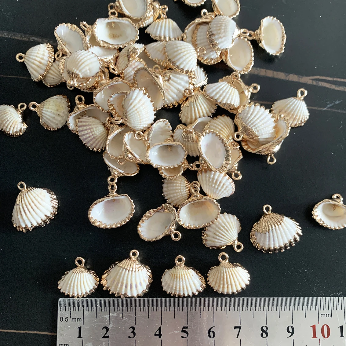 Aqumotic 10pcs Boho Necklaces for Women Sea Conch Crafting DIY Kit Trendy Accessories Bohemian Casual Necklace