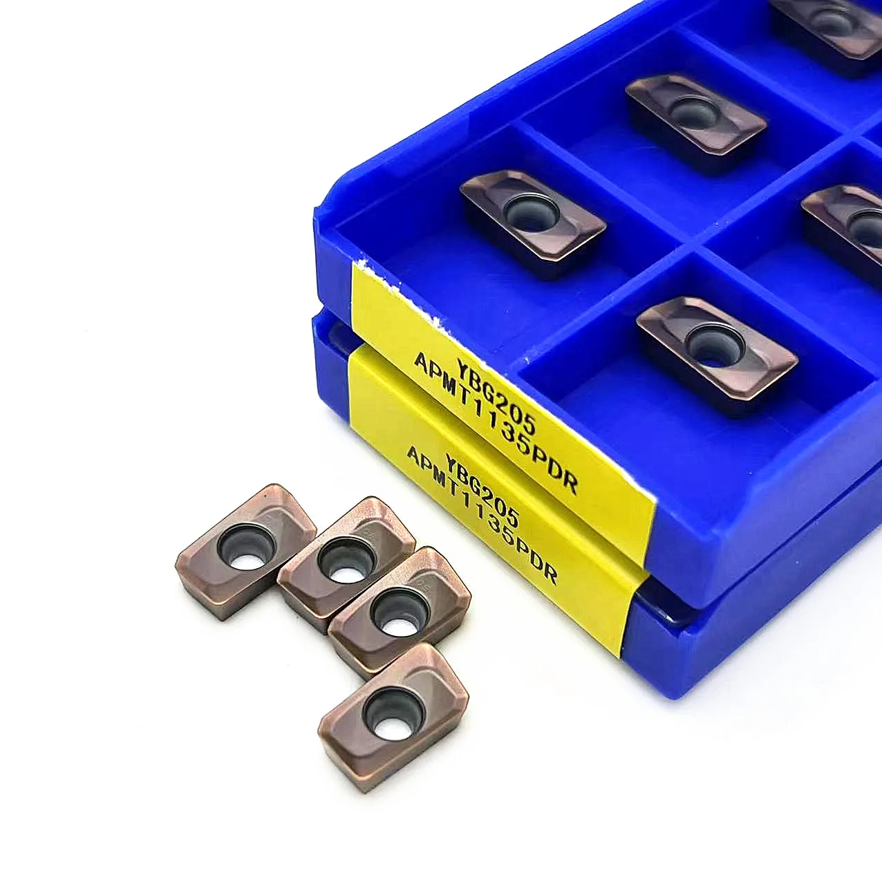 10ชิ้น APMT1135 APMT1135 YBG205 apmt 1135หัวกัดสำหรับเครื่องกลึงโลหะทังสเตนคาร์ไบด์สแตนเลสเครื่องกลึงเครื่องมือตัด CNC