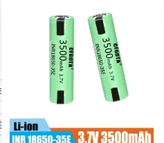 18650battery 100%Original 3500mAh 20Adischarge INR18650 35E INR18650-35E 18650 Li-ion 3.7V Battery Rechargeablebattery+DIY Nicke