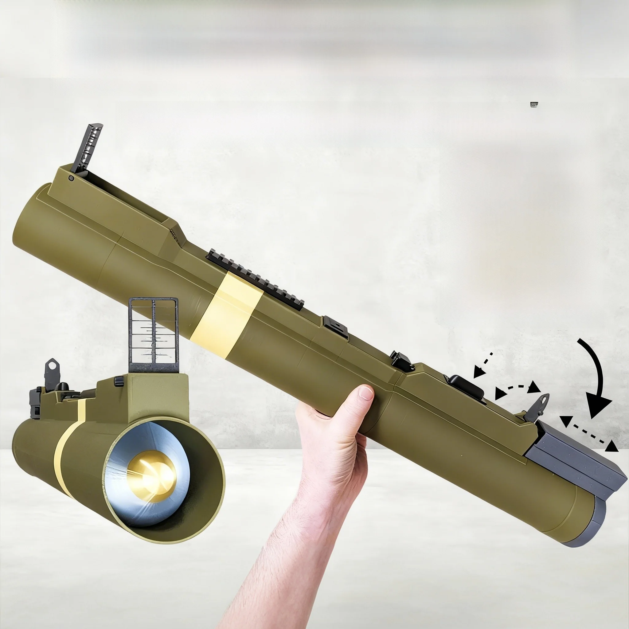 LAW M72 Anti-Tank Rocket Model Military Figurine