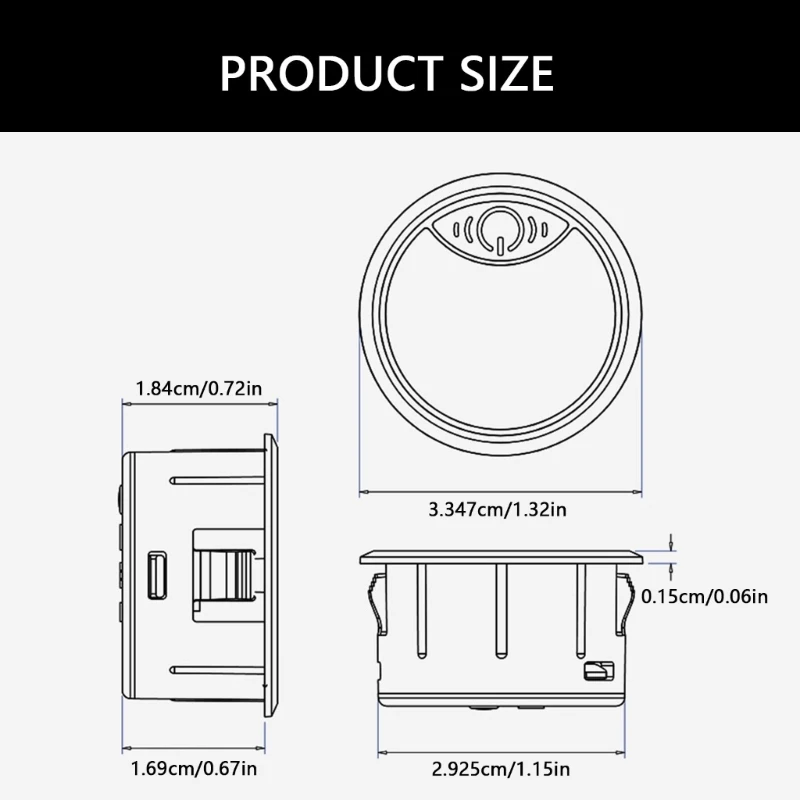 

Digital Voltmeter Automotive Battery Tester For Motorcycle Solar Marine Systems