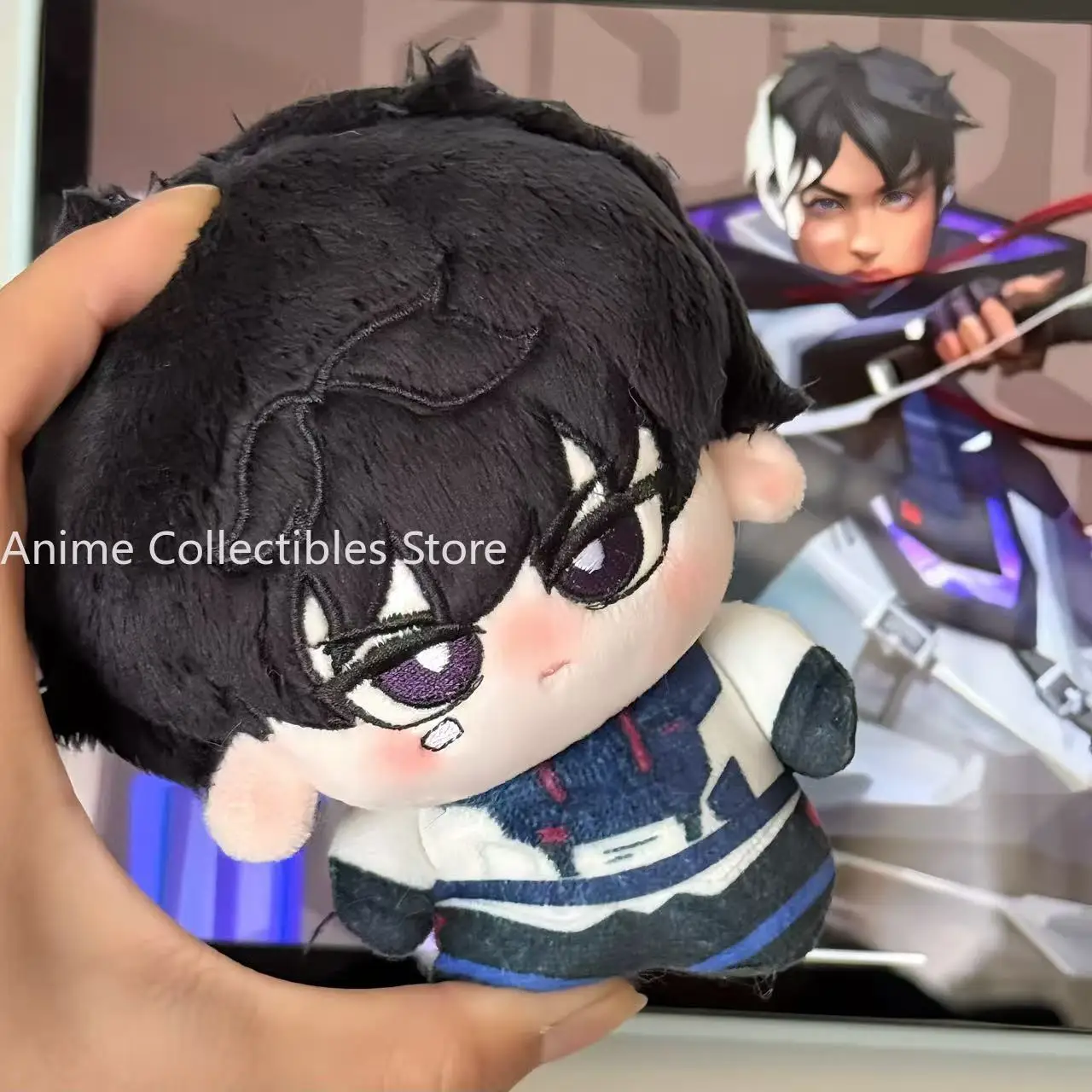 

Anime VALORANT ISO Cosplay 10CM Cute Plush Cotton Stuffed Plushie Figure Toys Birthday Gifts Girls