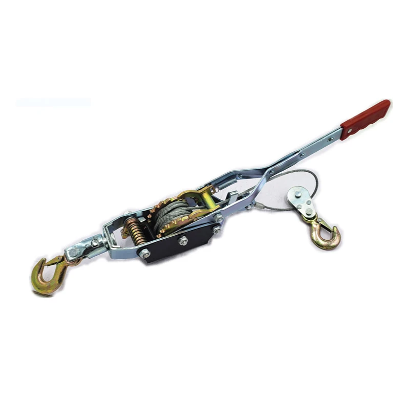 Manual Cable Puller Sling Winch 2 Gears Heavy Duty Hand Winch for Car Log Boat Trailer Moving