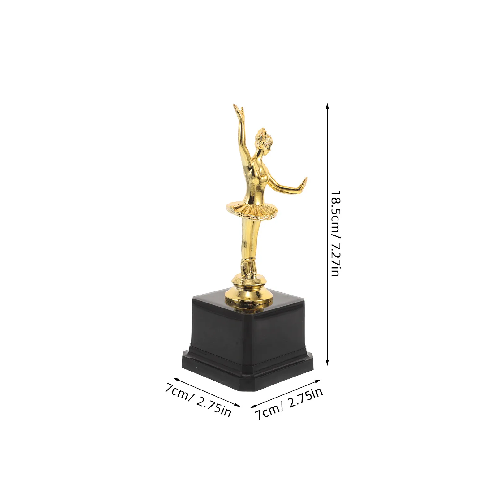 Gold Dance Competition Trophy Cup Championship Winner Award for Pageant Tournament Game Night Events
