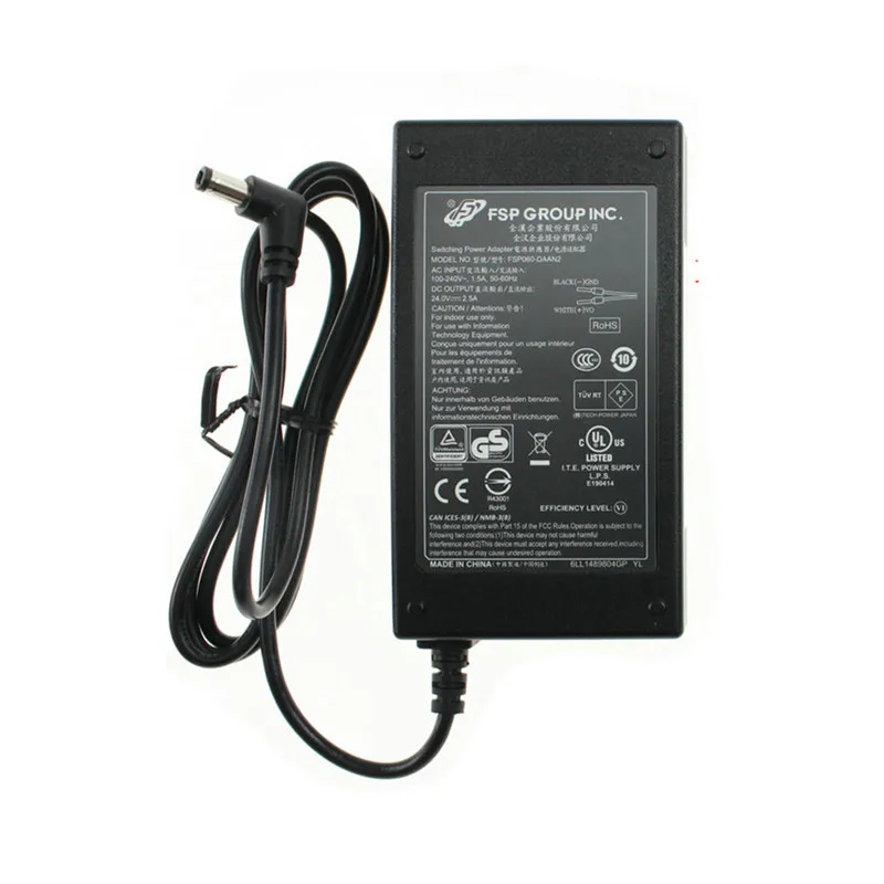 Genuine FSP Group Inc. AC Adapter Charger 24V 2.5A 60W FSP060-DBAB2 FSP060-DAAN2 FSP060-RAAK3 FSP060-RTAAN2 Printer Power Supply