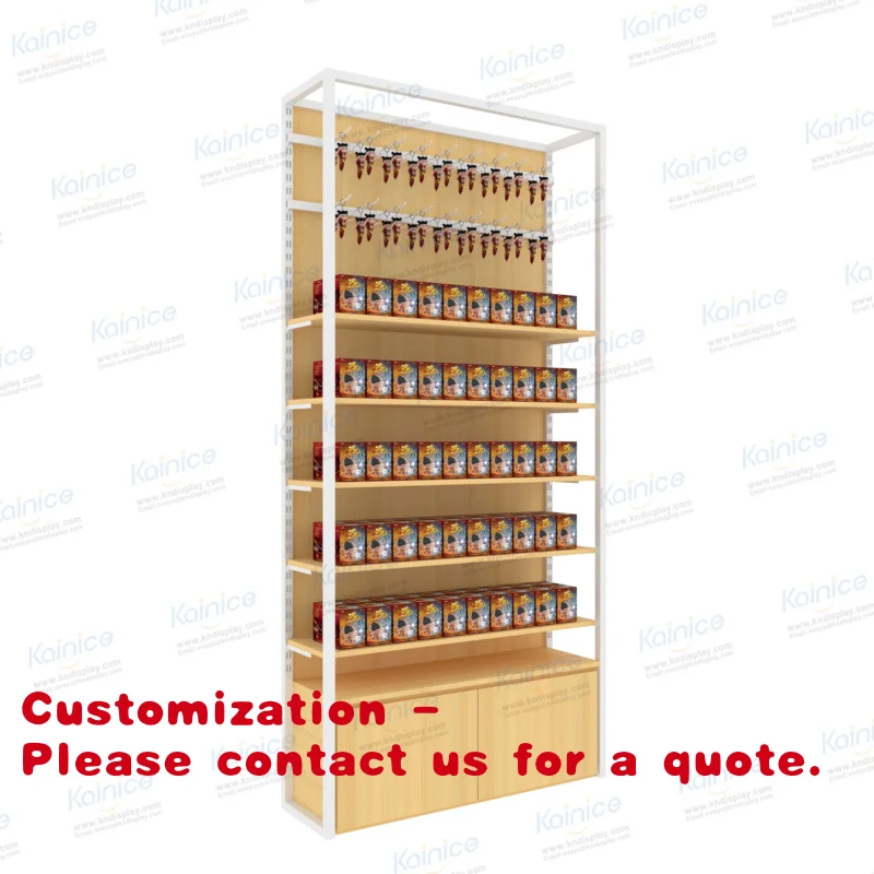 Customize.Kainice Custom Nezha Anime Keychain Display Cabinet Modern Wooden Storage Shelves Action Figure