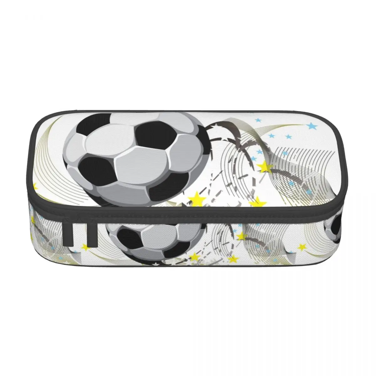 Custom Football Soccer Cute Pencil Case Boy Girl Large Capacity Pencil Pouch Students Stationery