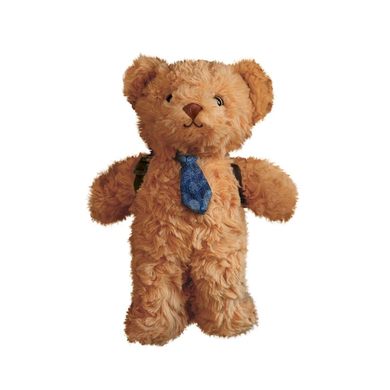 1 unidad de mochila encantadora de 23/30cm, muñecos de oso, oso de peluche, oso de peluche suave, juguete para bebé, juguetes de cumpleaños para niñas, regalos de boda