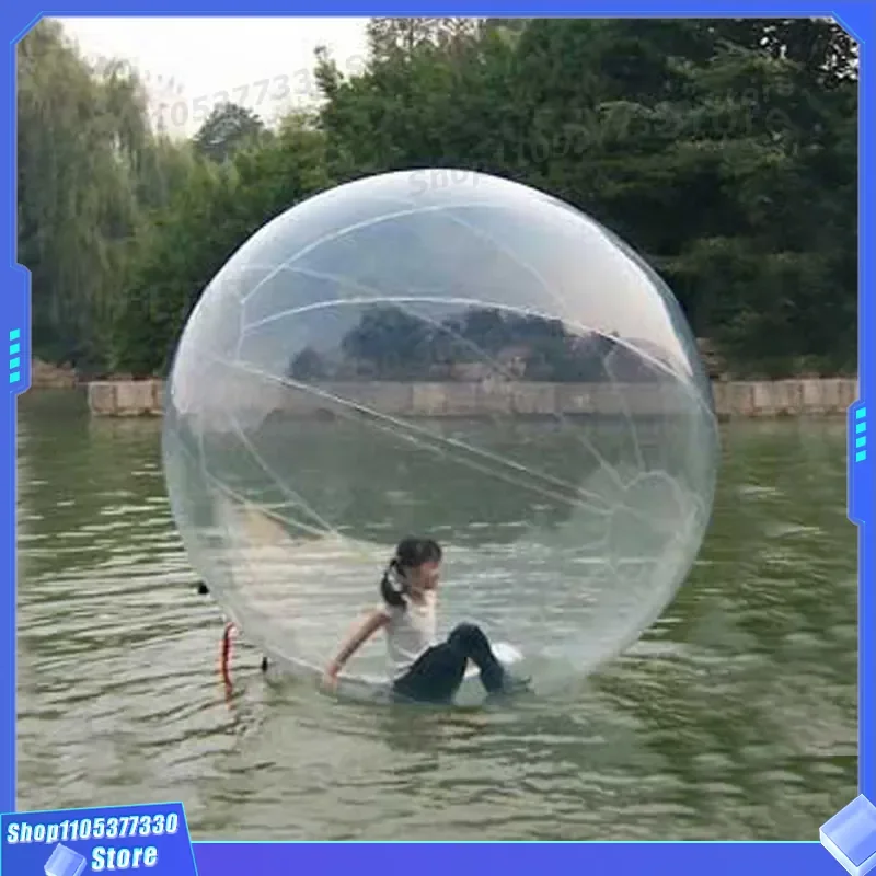 Transparent Inflatable Water Walking Ball PVC Roller Sphere for Kids Outdoor Play Equipment Adult Ballet Dance Exercise Toy