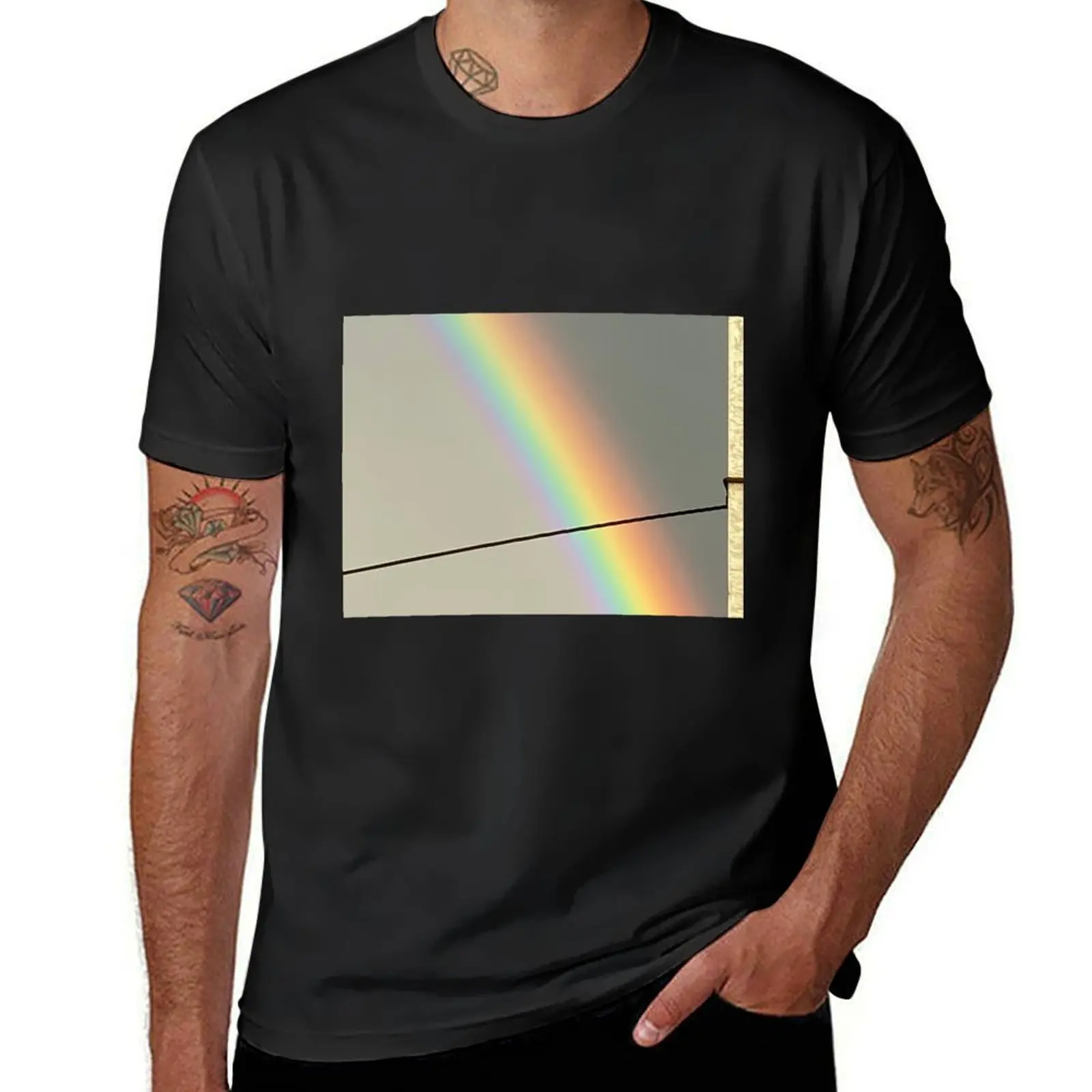 

Rainbow T-Shirt Anime t-shirt Louboutins new edition graphic tee shirt Short sleeve tee men