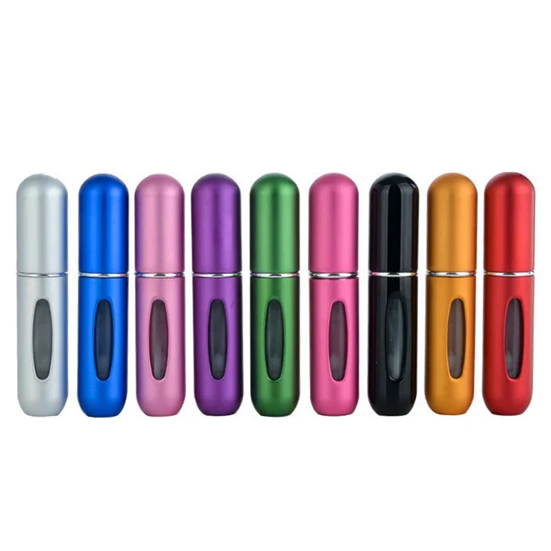 Mini Bouteille de sexuellement en Aluminium, Atomiseur Portable, Récipient Cosmétique de Voyage, 5ml