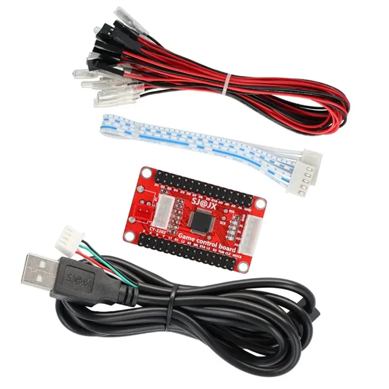 

24-часовая доставка, без задержек, USB-энкодер для аркадных автоматов с джойстиком SANWA, кабель для управления кнопками, USB-энкодер для аркадных автоматов 2.8 мм