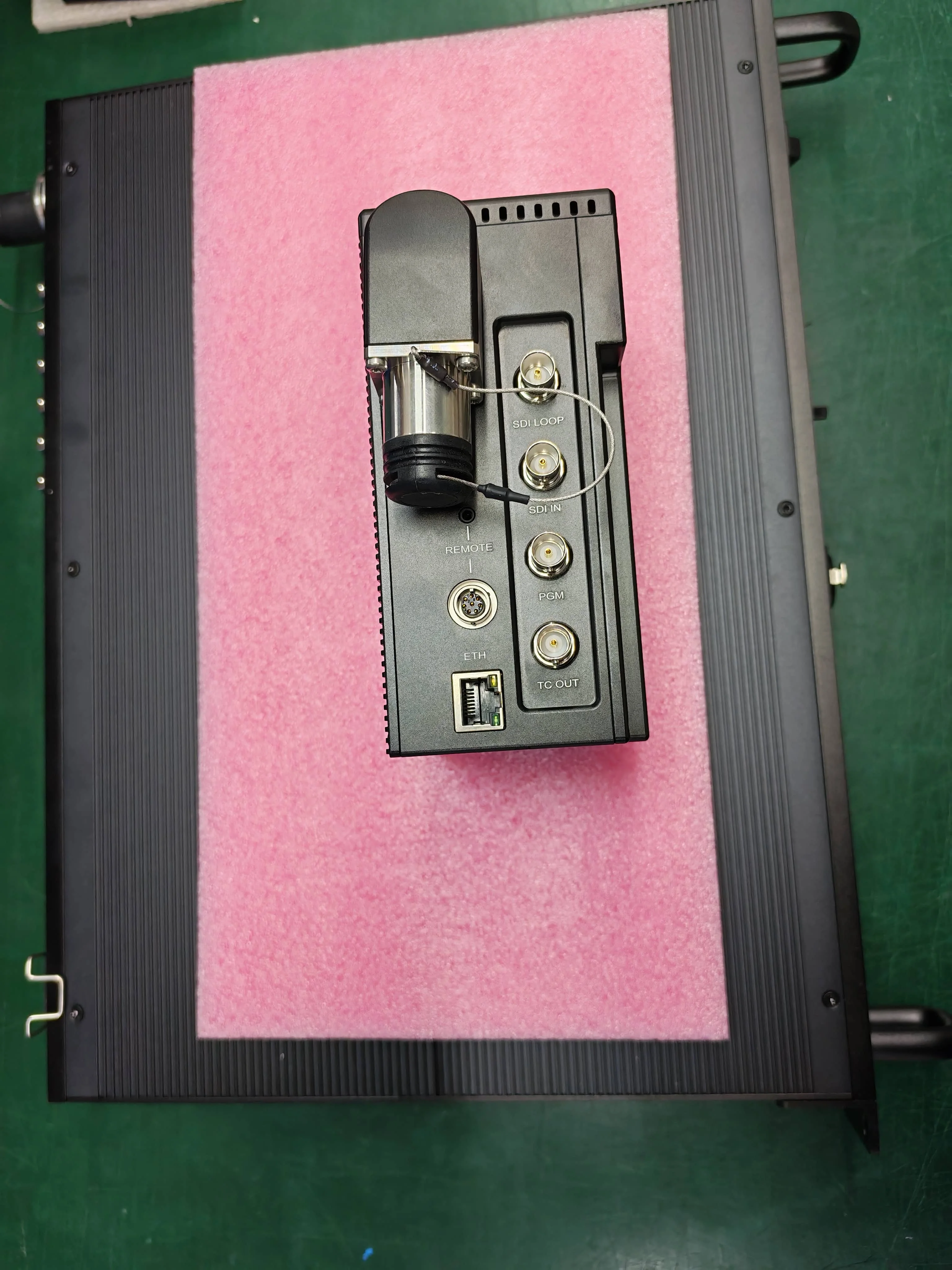 12G SDI Video EFP Fiber Optic Transmission System With 1GB Ethernet, Genlock, Clear-com Talkback
