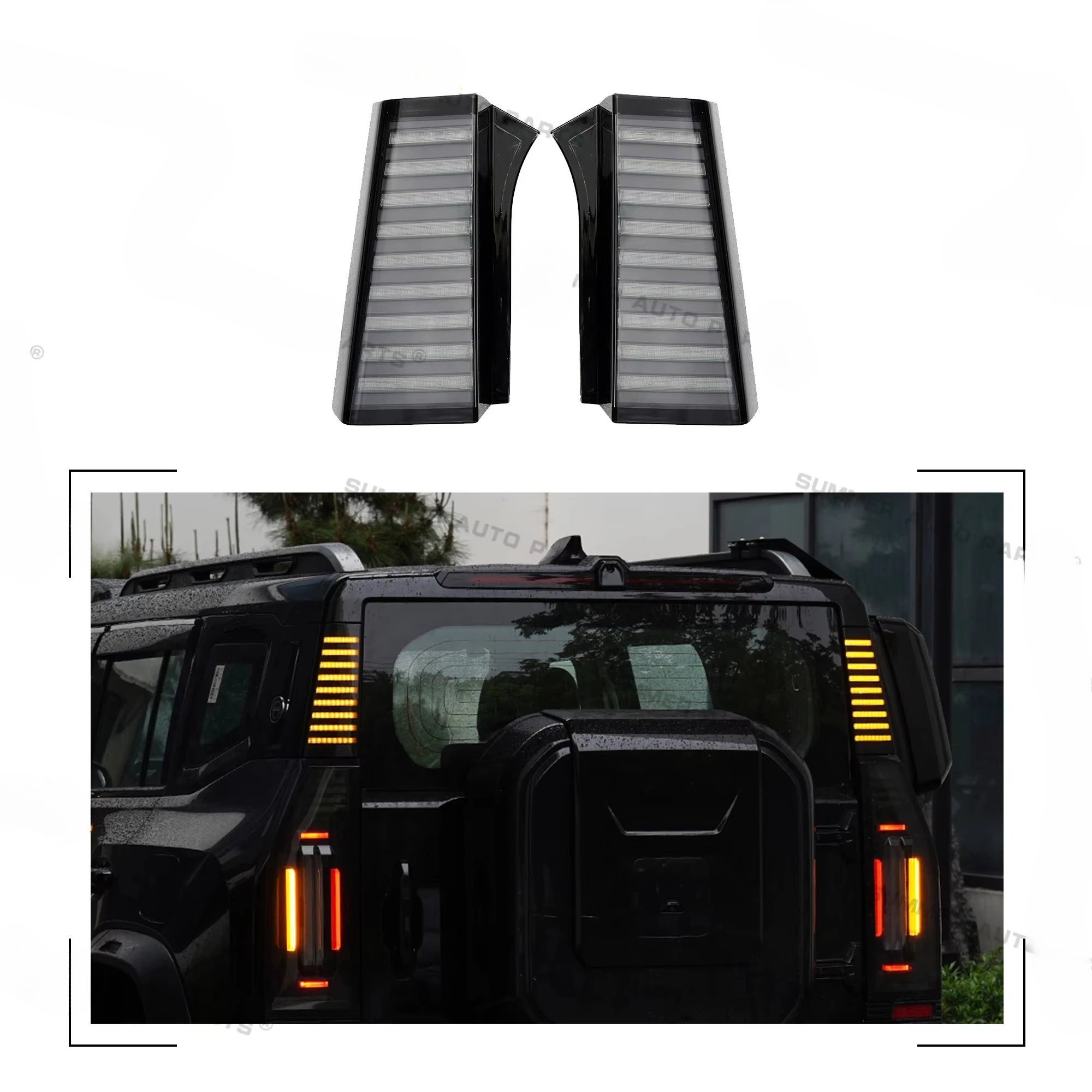 

Auto Lighting Systems Modified Car Led Tail Rear Lamp Tailgate Led Lights for Jetour T2 Partscustomcustom