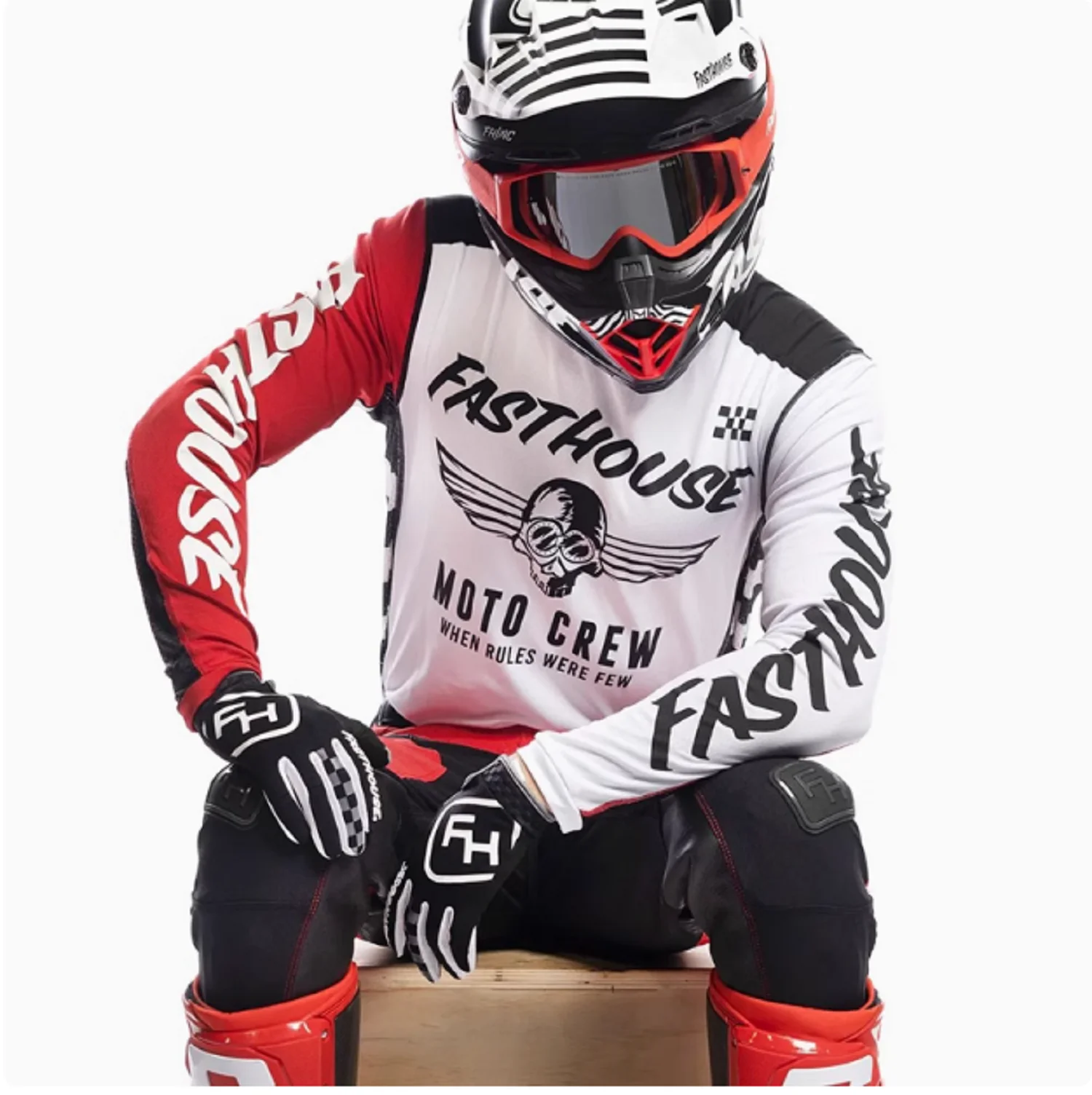 Off Road Motorcycle Jersey Endurance Race Mountain Bike Jersey Riding MTB DH Long Sleeved BMX Motorcycle Jersey # 21