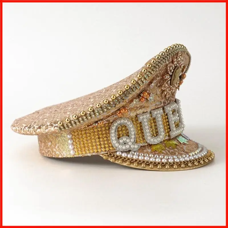

Spistly Crystal Captain Hat Sailors Hat для девичника танцы на сцене