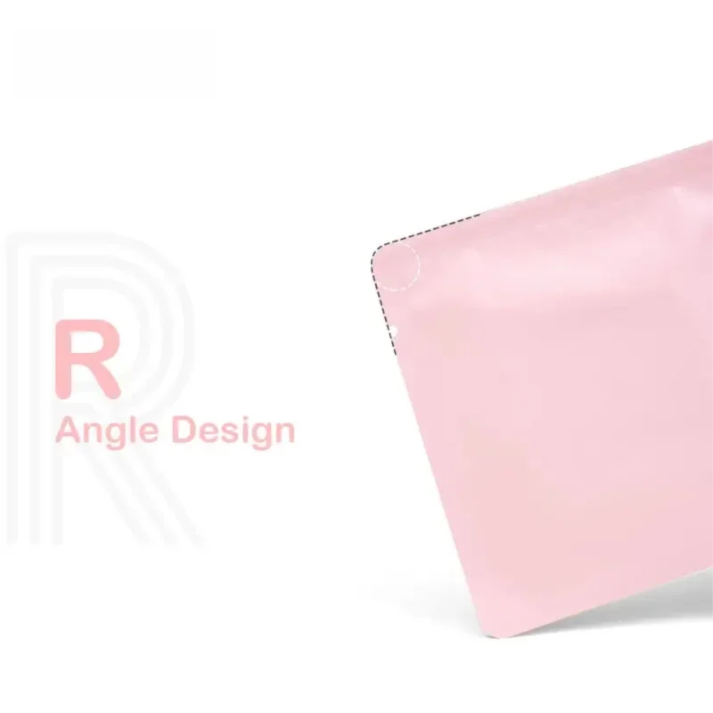 100 ชิ้นต่อชุด ทรงสี่เหลี่ยม แบบใหม่ ถุงฟอยล์ ปิดผนึกสามด้าน สำหรับบรรจุภัณฑ์ชา ถุงใส่ขนมขนาดเล็ก