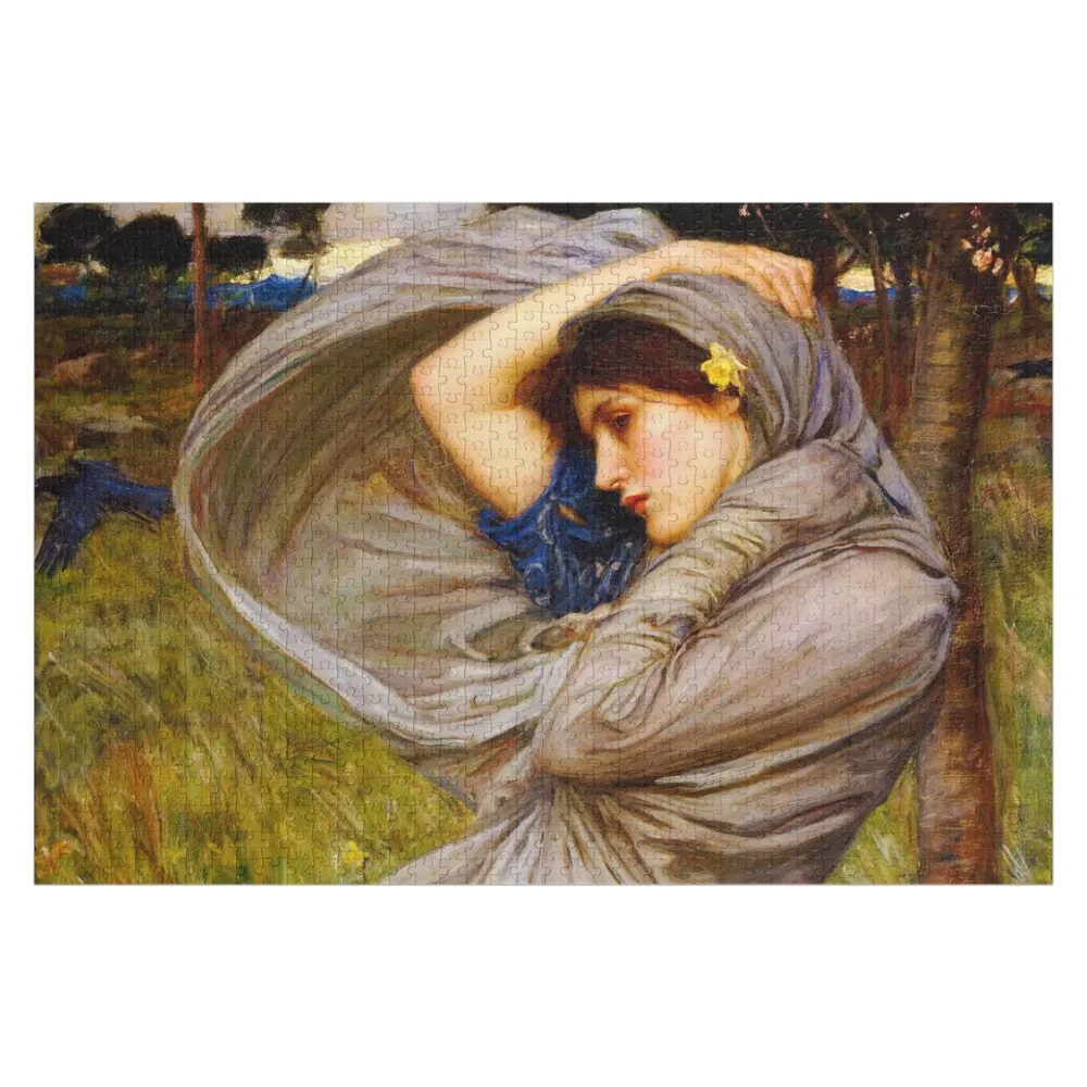 

John William Waterhouse Boreas Jigsaw Puzzle Custom Wood Customized Picture Custom Gift Toddler Toys Puzzle