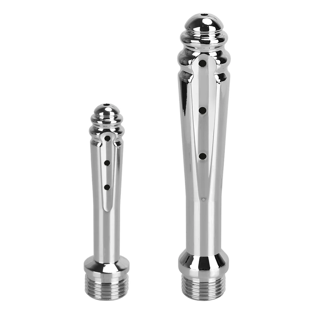 7 Holes Metal Butt Plug Anal Washer Nozzle for Women Vaginal Shower Enema Douche Medical Sex Toys Couple Games Erotic Products