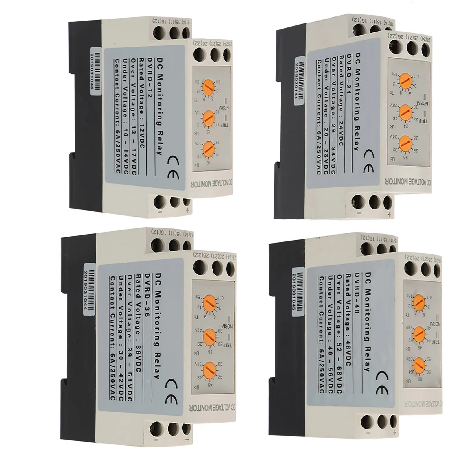 DC Overvoltage Protector Under Voltage Protection Relay DVRD 12V/24V/36V/48V