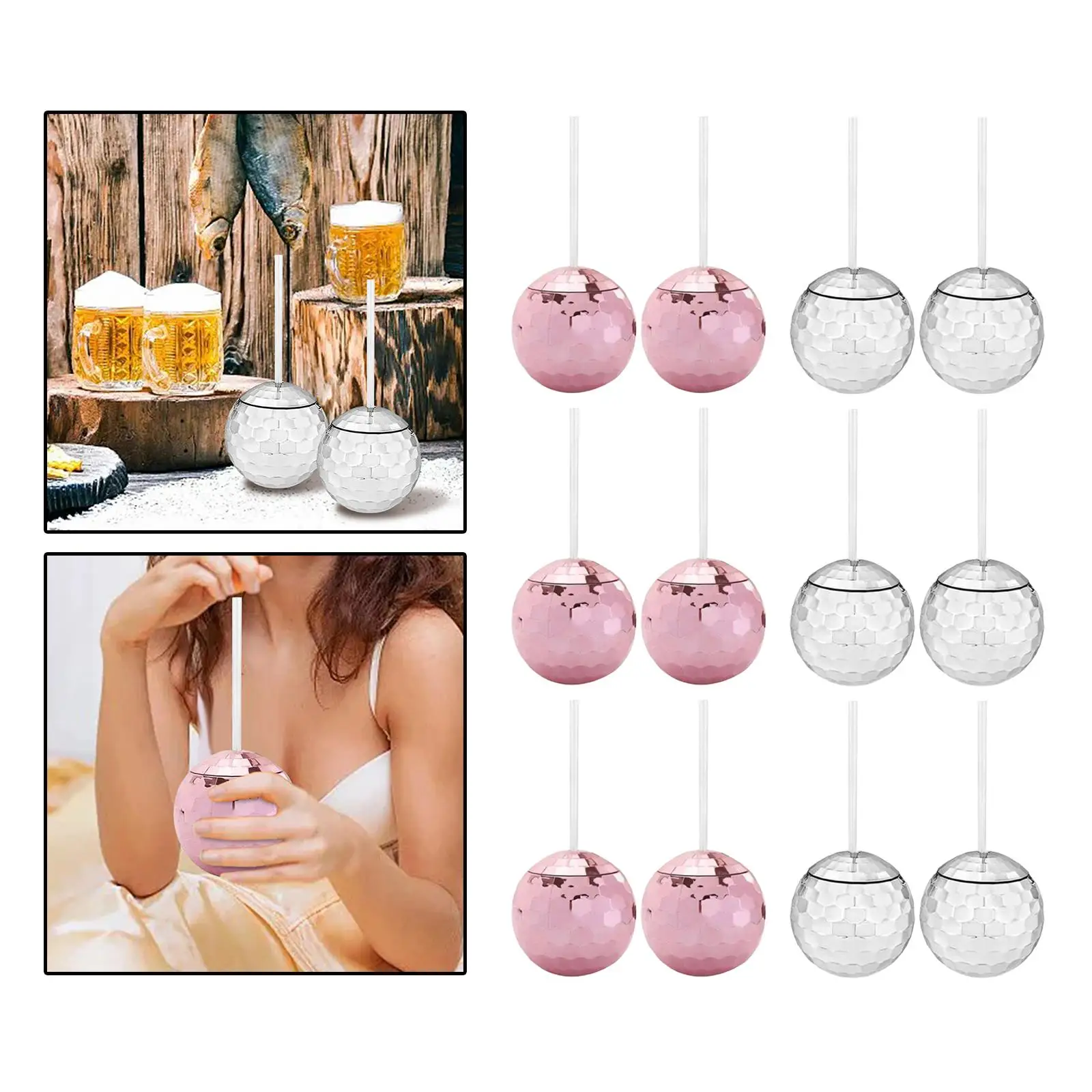 12x 20oz , Tea Bottle Party Supplies Glitter Creative for Nightclub Drinking Bar Glass Beverage