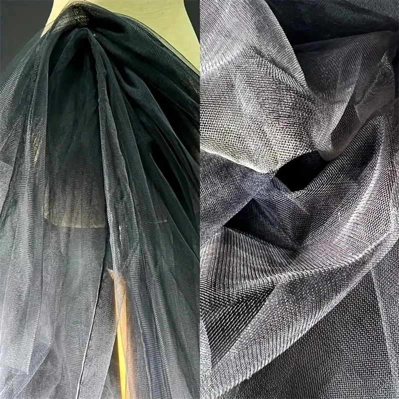 1Yard/3Yards/5yards 160Cm Brede Zachte Tull Mesh Stof Encryptie Amerikaanse Diy Gaas Zwitserse Netstof Voor Trouwjurk Kleding