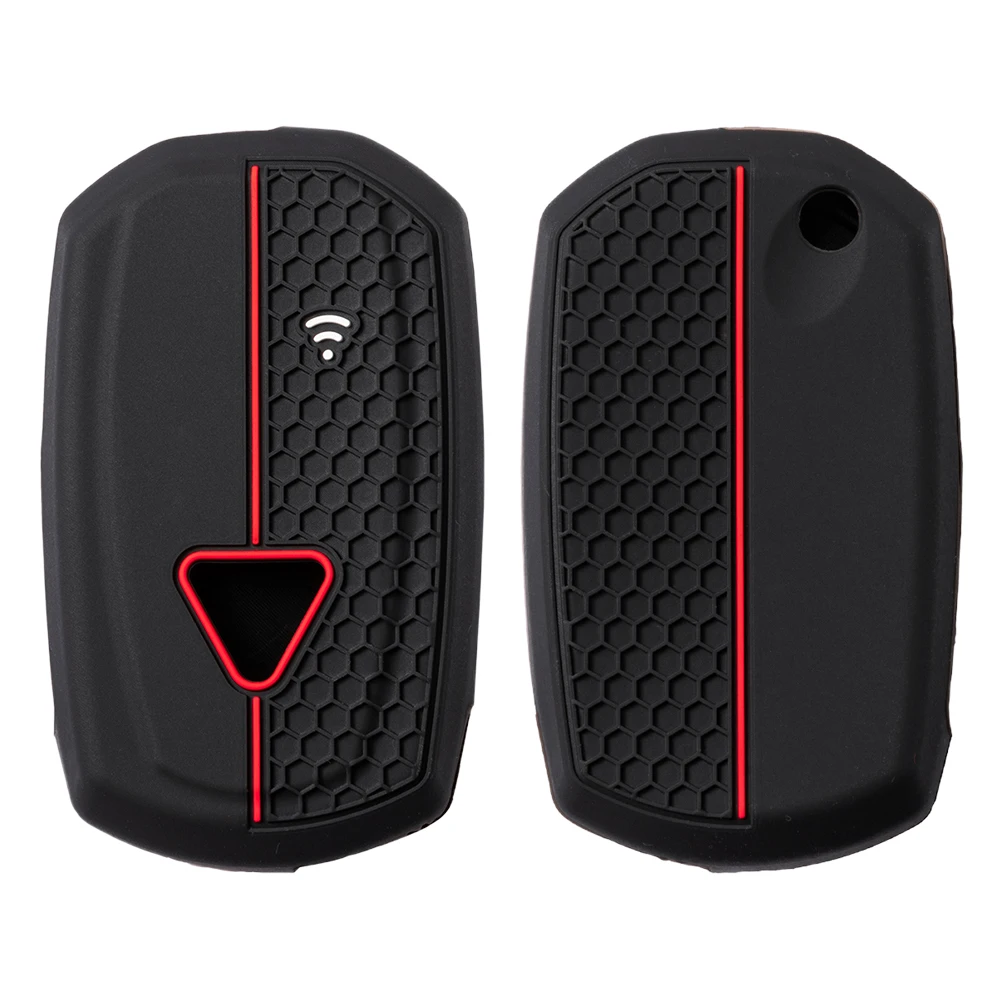 2026 Motorcycle Silicone Key Cover for Triumph Speed Triple XC XE Scramble 1200 Rocket III Key Case Holder Keychain