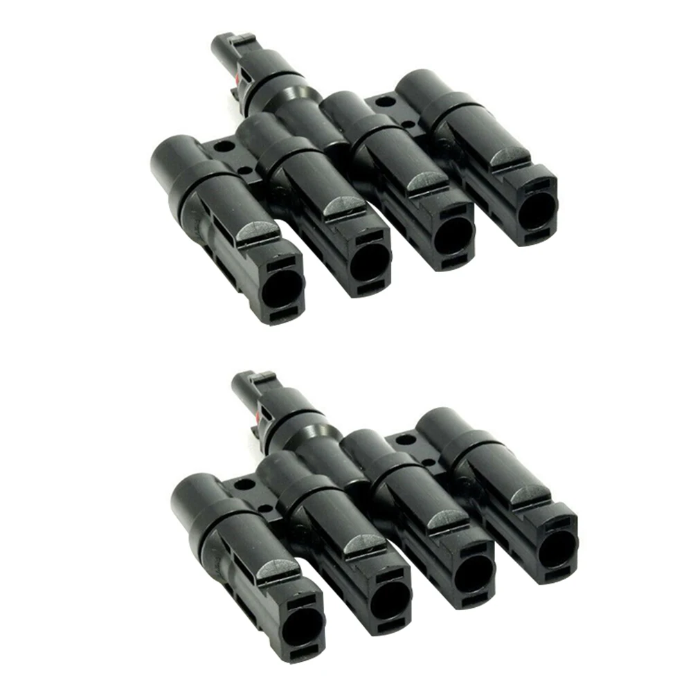 Solar Panel Solar Connector Connectors Four-in-one Fuse Holder Splitter PV Connectors Protection Voltage  Solar