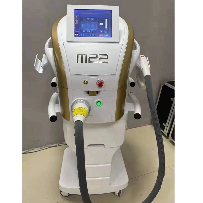 Permanent hair removal beauty equipment, M22 IPL DPL2 handles with high power