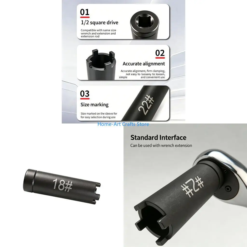 Y3NA 1/3Pcs Motorcycle Clutch Nut Remover Starter Disk Removal Tool 18Mm 20Mm 22Mm