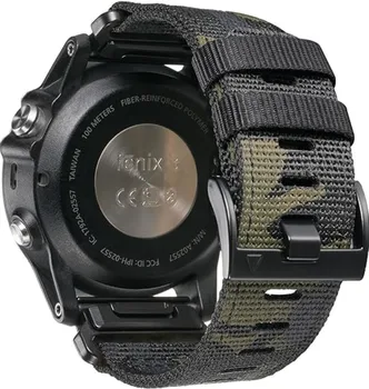 רצועת ניילון צבאית בגודל 22-26 מילימטרים עבור GARMIN FENIX7 7X PRO 6 6X רצועה רכה ועמידה בפני שחיקה לגוף הרצועה החליפית האינסטינטיבית 965
