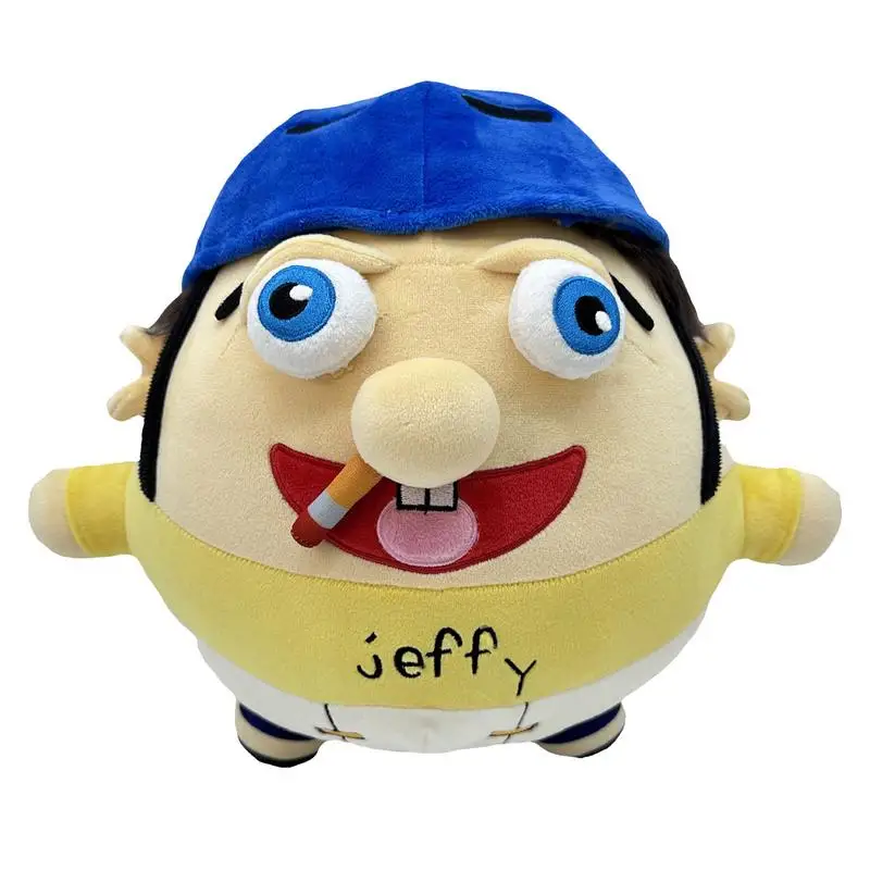 Funny Jeffy Doll Plush Toy Cute Cartoon Anime Jeffy Boy Doll Stuffed Toys Children Birthday Christmas Gifts Popular Toys 2024