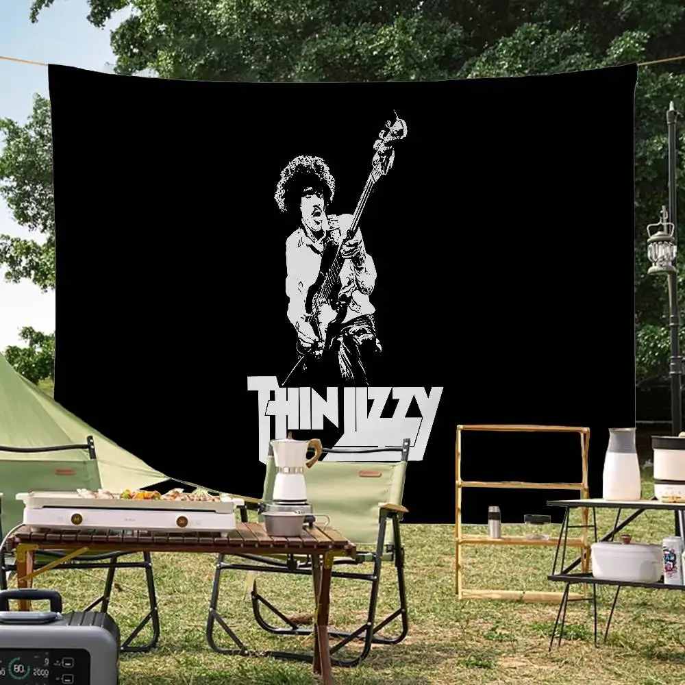 Rock Band T-Thin LizzyS Anime Chart Flag for Living Room Home Dorm Decor Art Home Decor Banner