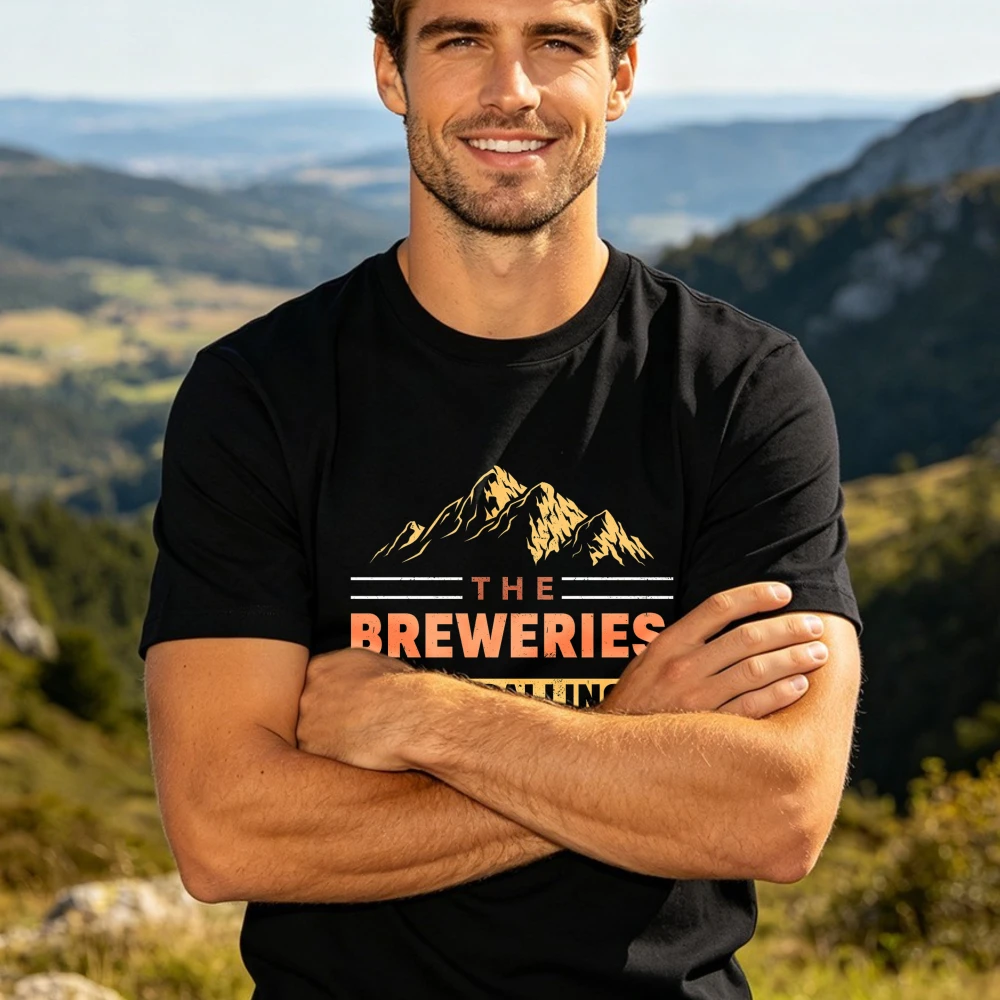 Breweries Are Calling T-Shirt Funny Craft Brewery Shirt Funny Beer Tees Mountain Beer Craft Beer Tank Tops Cotton Streetwear