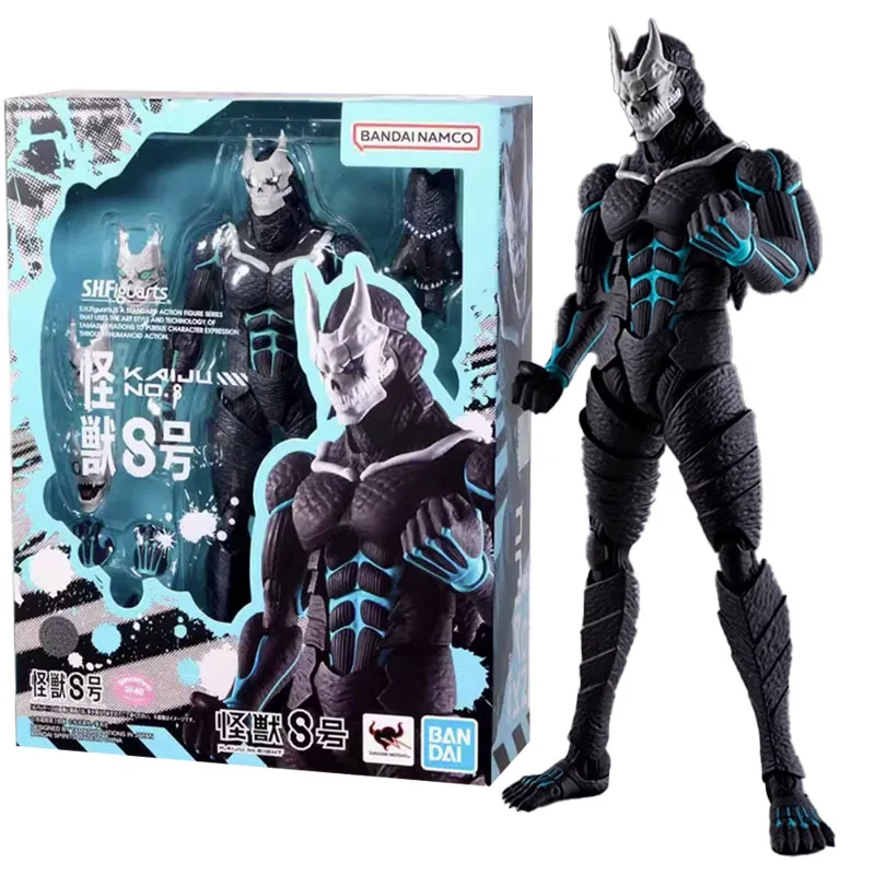 

Bandai Original Genuine Anime Kaiju No.8 SHF Joints Movable Model Toys Action Figure Gifts Collectible Ornaments Boys Kids Girl