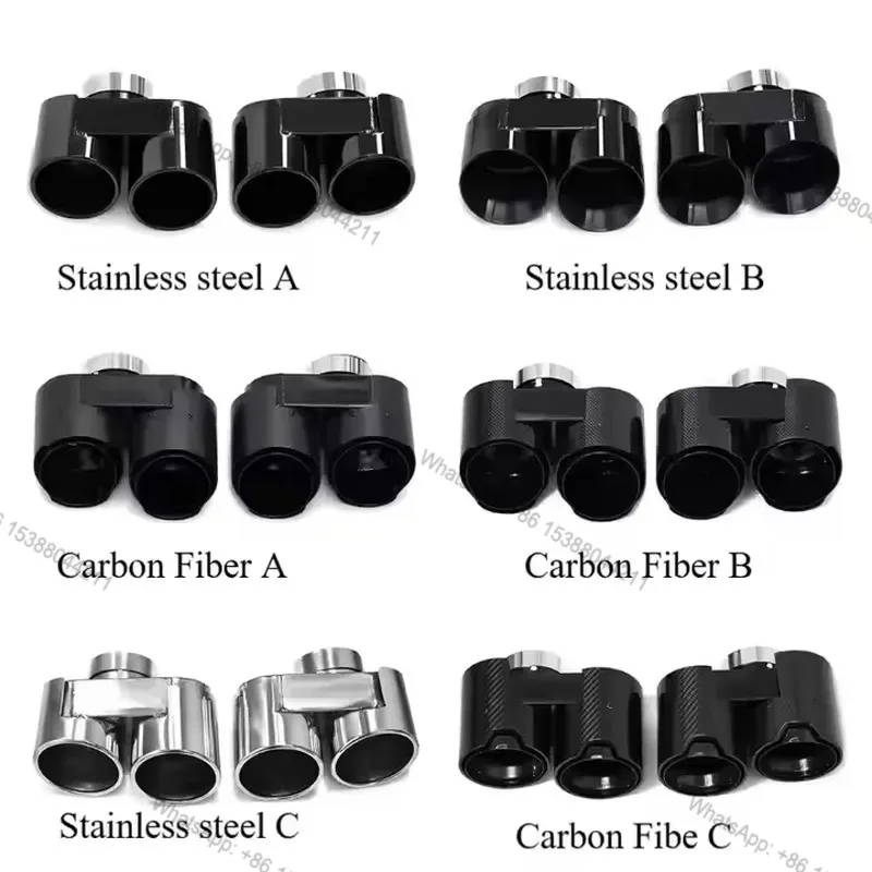 Hot Sale Car Carbon Fiber Muffler Tip Exhaust Pipe Exhaust Tip for G20 G21 G22 G26 320i 325i 330i 330e 420i 425i 430i M