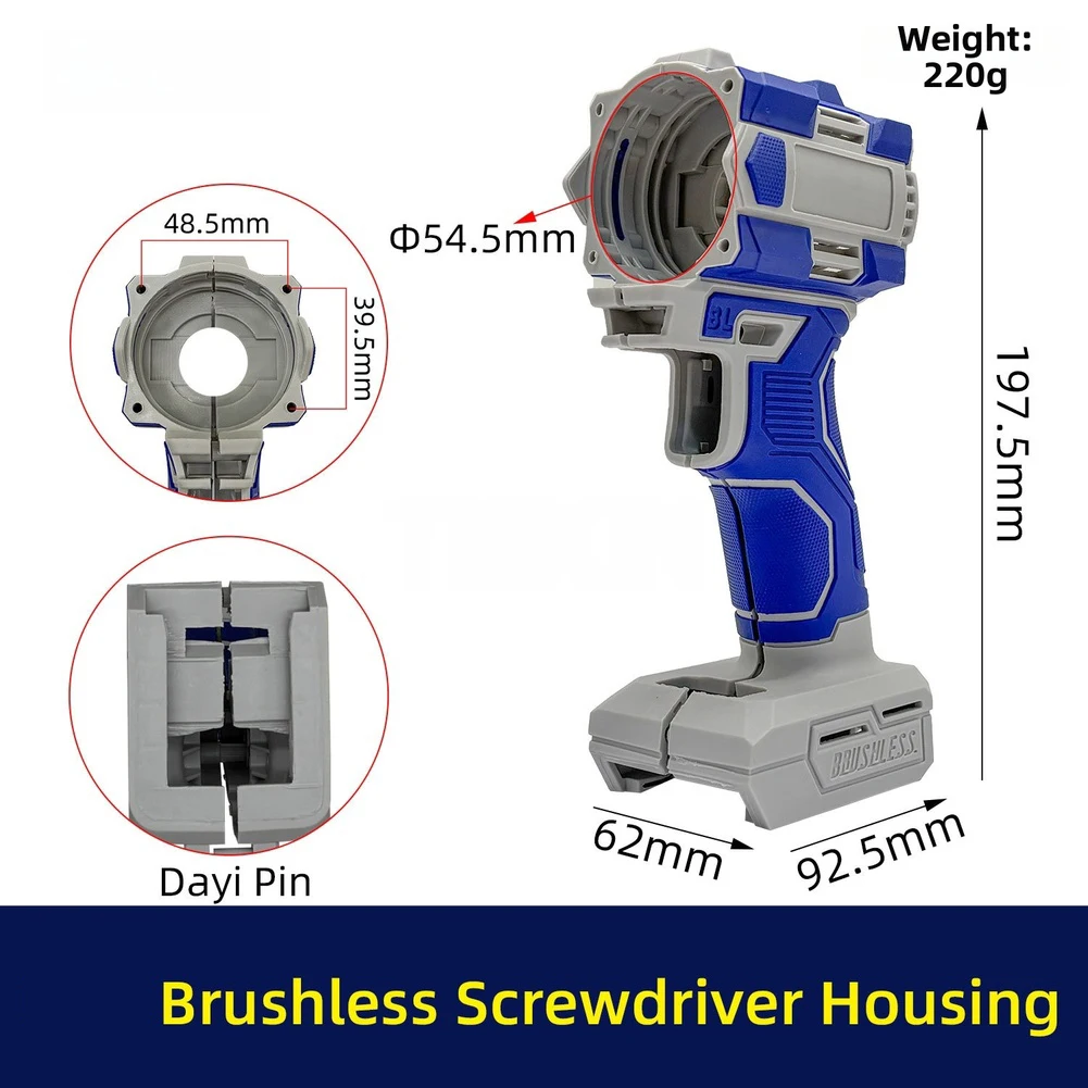 Brushless Motor Screwdriver Housing For Tight Spaces Efficient Brushless Motor Design Brushless Screwdriver Lightweight Handling