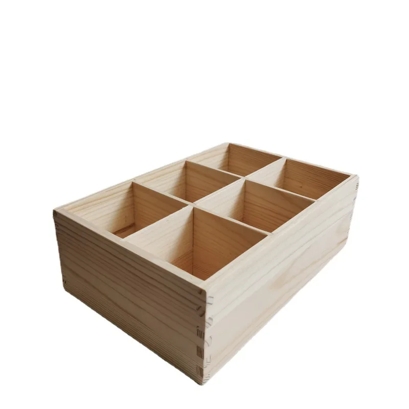 Wooden Marker Pen Storage Box Multi-colors Pen Holder Studio Storage Rack Large-capacity Cosmetic Organizer