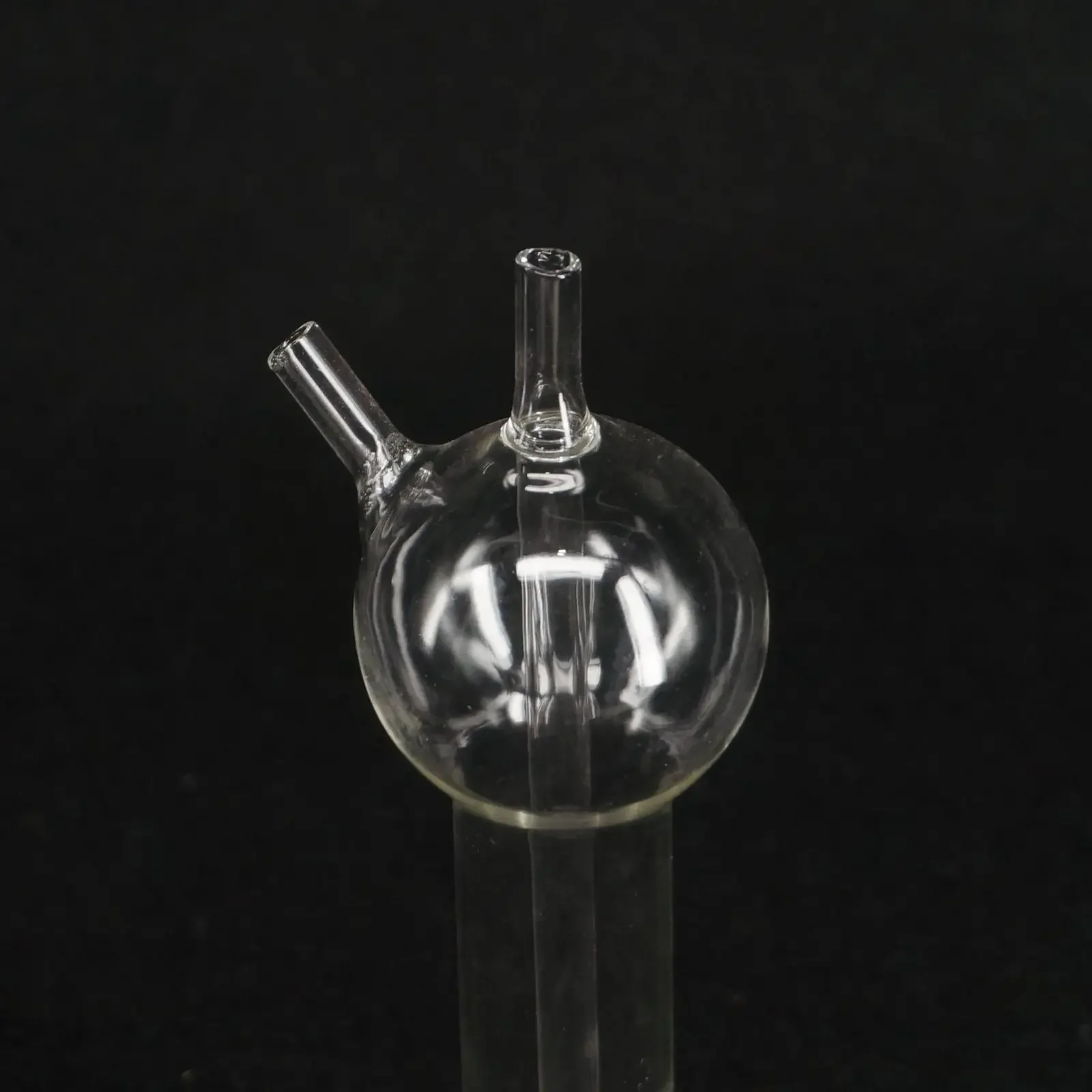 25ml Clear Sulfur Dioxide Absorber Tube Bottle Apparatus Chemistry Lab Glassware