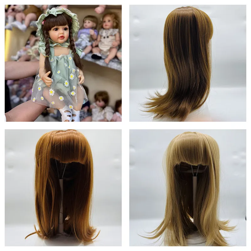 Long Hair for Reborn / BJD Doll Fits The Circumference of A Doll's Head Is About 36cm (A and B ) , 38cm ( C ) ,41cm ( D. E. F )