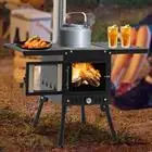 Folding Outdoor Camping Firewood Stove, Outdoor Camping Stove, Portable Tent Stove