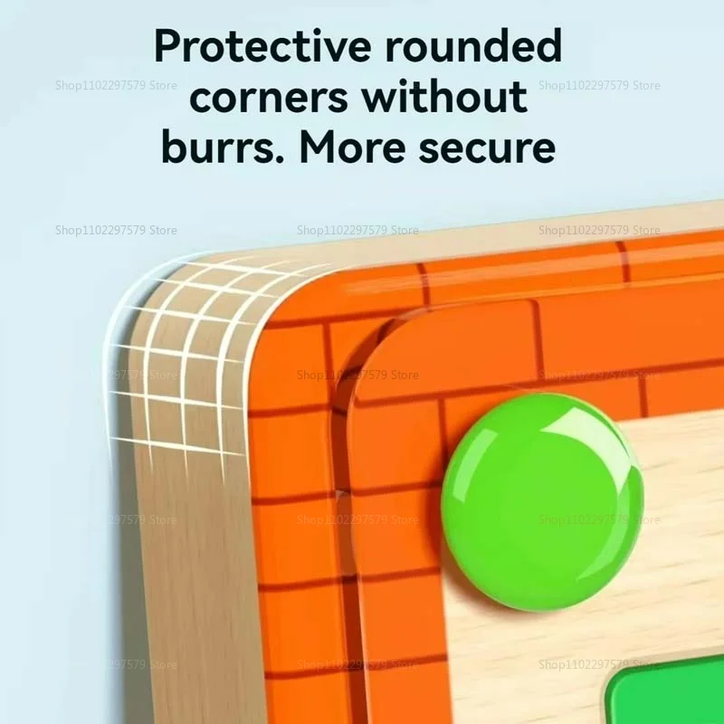 كرة متاهة مغناطيسية ثلاثية الأبعاد للأطفال تعلم الجذع تعزز المهارات الحركية الدقيقة لعبة ألغاز تعليمية لمرحلة ما قبل المدرسة لتنمية سن 3-4 سنوات