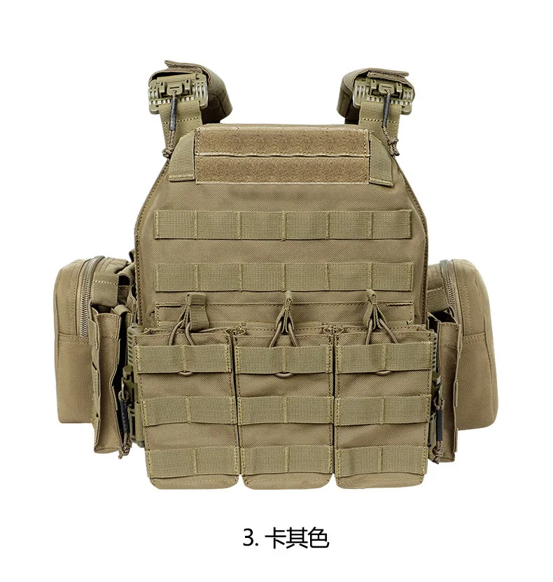 Men's breathable vest for military enthusiasts, outdoor training, quick detachable