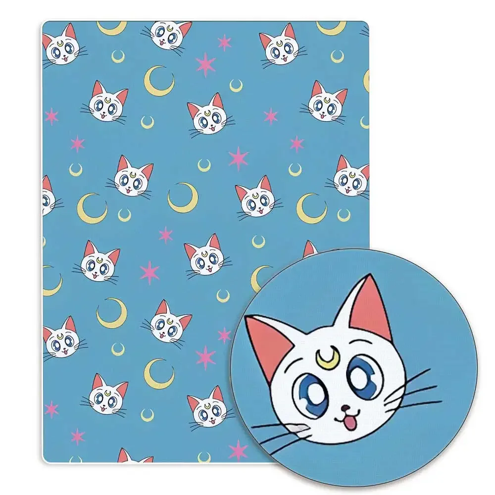 الكرتون النسيج الساخن DIY140 * 50 سنتيمتر اليدوية الخياطة خليط اللحف فستان طفل ورقة المنزل قماش مطبوع النسيج الخياطة الاطفال فابري