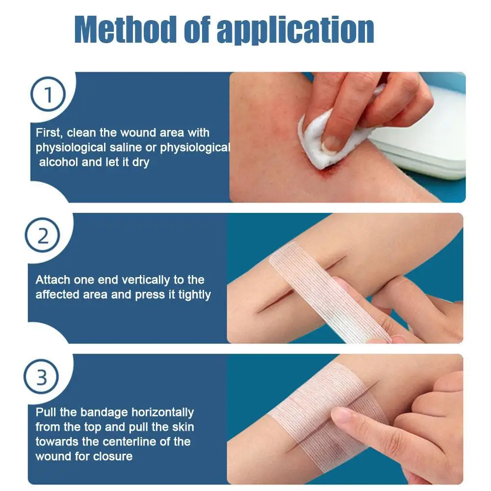 Non-seam Adhesive Tape Soft Skin Non-woven Breathable Self-adhesive Care Strip Physical Skin Fit Tensioning Bandage Z4A2