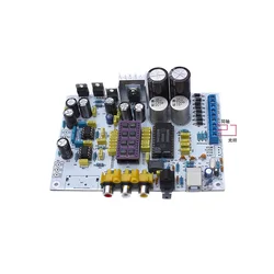 TDA1541 DAC decoding board with TDA1387 IC and QN7220P  coaxial fiber USB port