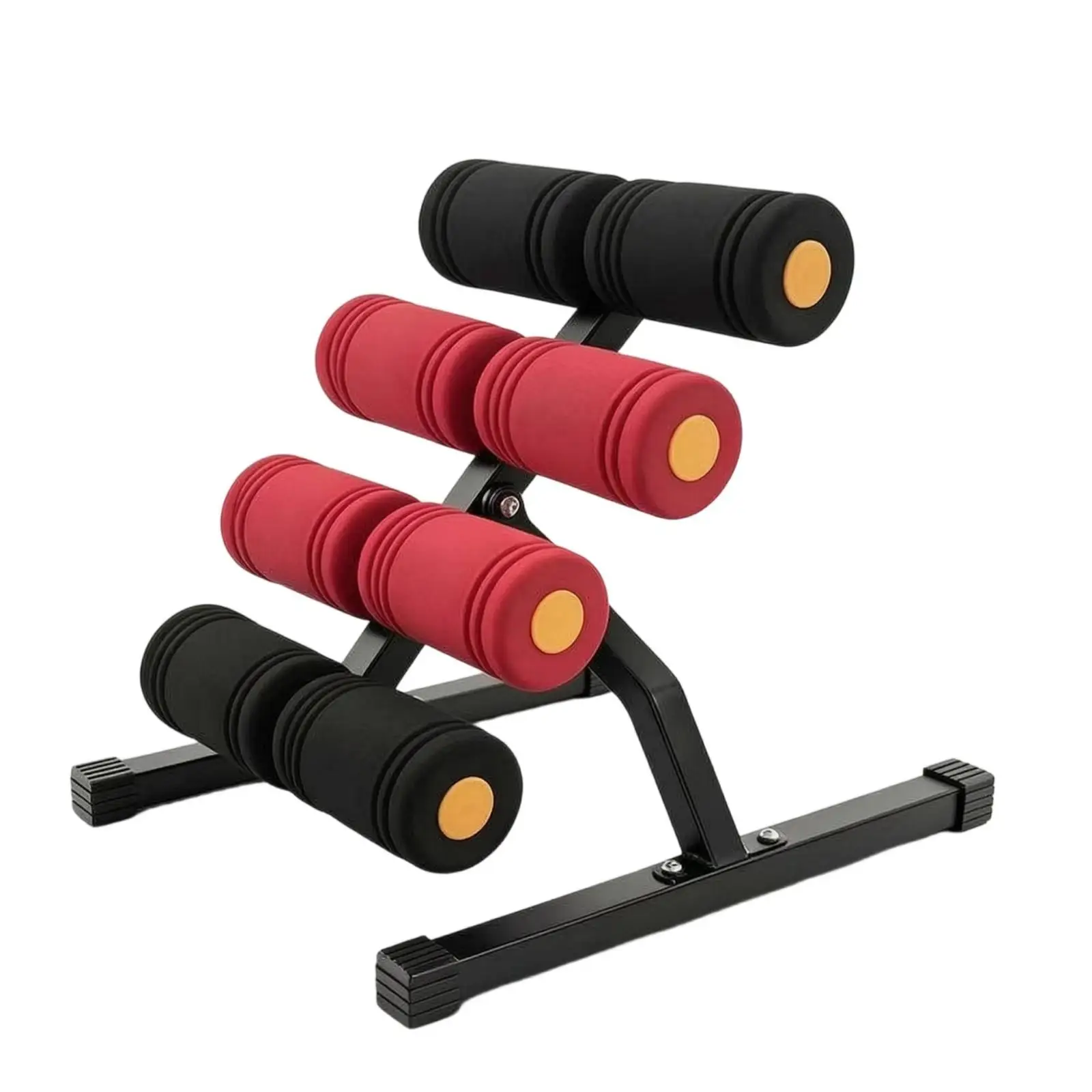 Portable Yoga Inversion Bench Exercise Equipment for Daily Core Training Stretching Chair with Soft Foam Padded Rollers