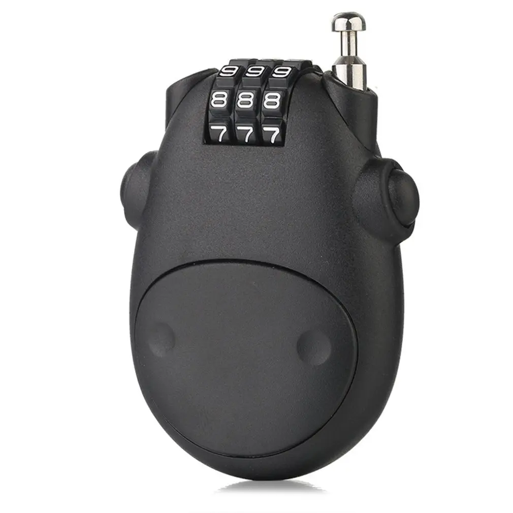 New Telescopic Wire Rope Steel Cable Code Lock Universal Password Lock Suitcase Car Sled Motorcycle Helmet Digit Password Lock