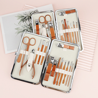 7/10/12/16/18pcs Manicure Cutters Nail Clipper Set Household Stainless Steel Ear Spoon Nail Clippers Pedicure Nail Scissors Tool